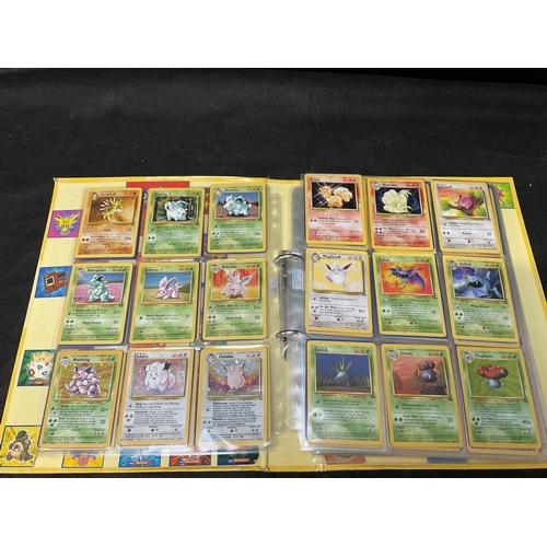 186 - 2 POKEMON TRADING CARD FOLDERS AND CONTENTS