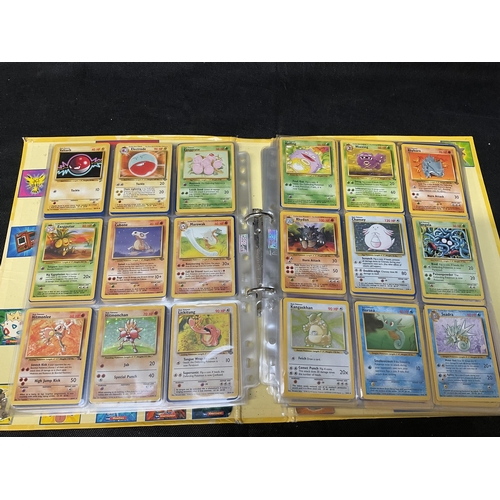 186 - 2 POKEMON TRADING CARD FOLDERS AND CONTENTS