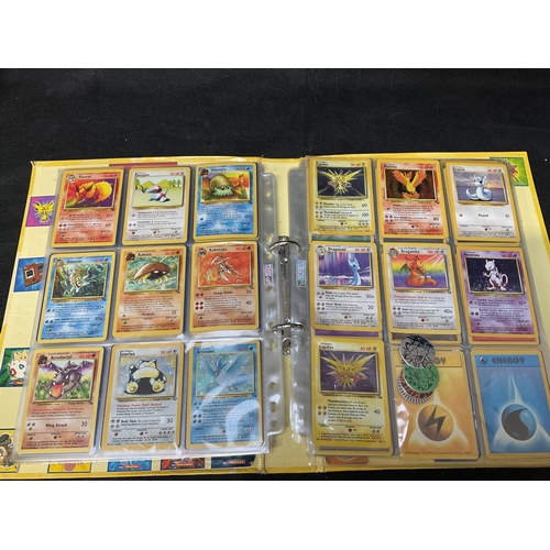 186 - 2 POKEMON TRADING CARD FOLDERS AND CONTENTS