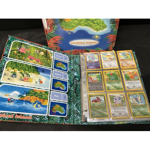 186 - 2 POKEMON TRADING CARD FOLDERS AND CONTENTS