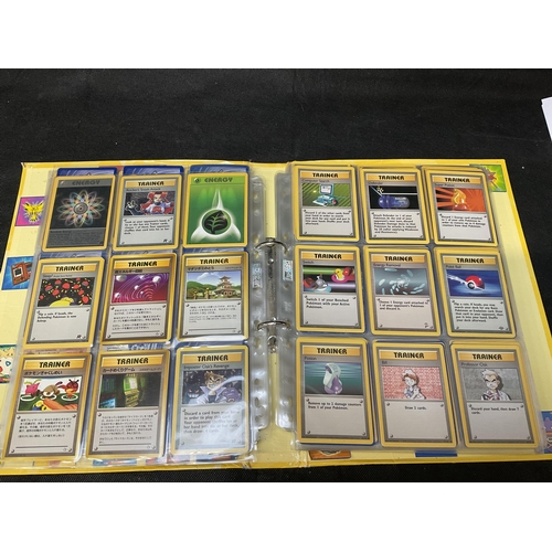 186 - 2 POKEMON TRADING CARD FOLDERS AND CONTENTS