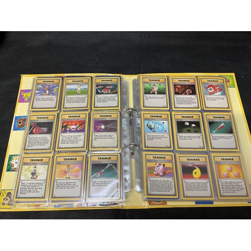 186 - 2 POKEMON TRADING CARD FOLDERS AND CONTENTS