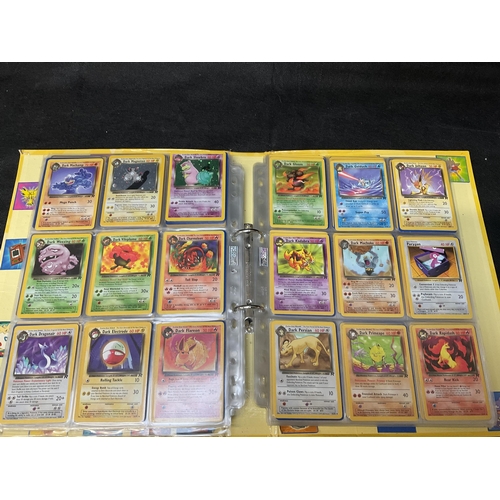 186 - 2 POKEMON TRADING CARD FOLDERS AND CONTENTS