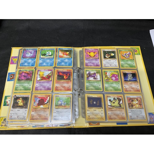 186 - 2 POKEMON TRADING CARD FOLDERS AND CONTENTS