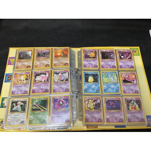 186 - 2 POKEMON TRADING CARD FOLDERS AND CONTENTS