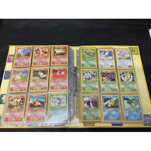 186 - 2 POKEMON TRADING CARD FOLDERS AND CONTENTS