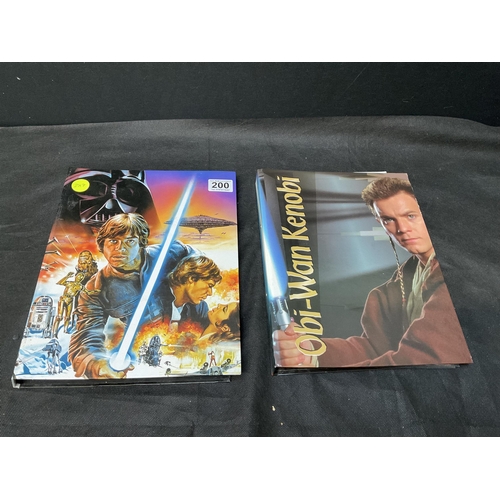 200 - 2 STAR WARS TRADING CARD FOLDERS