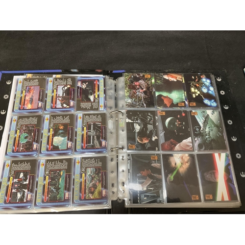 200 - 2 STAR WARS TRADING CARD FOLDERS