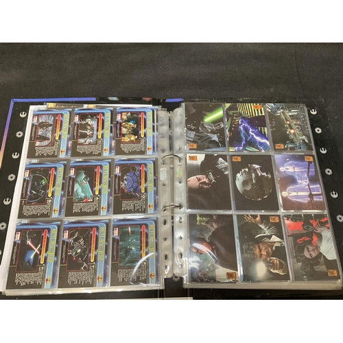 200 - 2 STAR WARS TRADING CARD FOLDERS