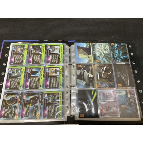 200 - 2 STAR WARS TRADING CARD FOLDERS