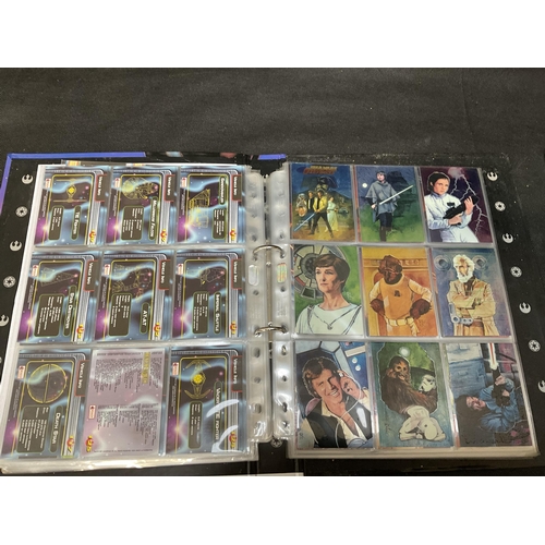 200 - 2 STAR WARS TRADING CARD FOLDERS