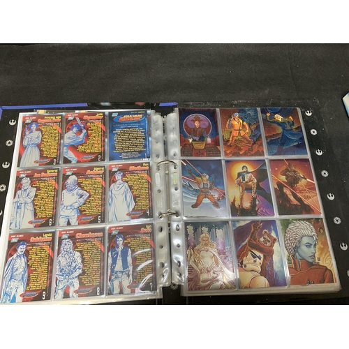 200 - 2 STAR WARS TRADING CARD FOLDERS