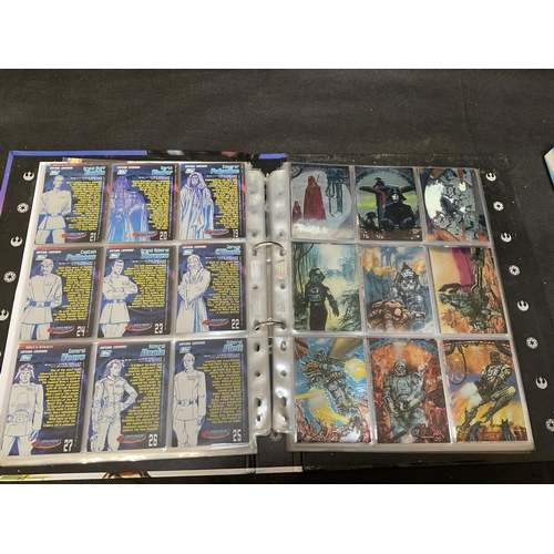 200 - 2 STAR WARS TRADING CARD FOLDERS