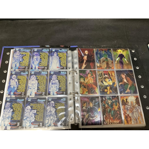 200 - 2 STAR WARS TRADING CARD FOLDERS