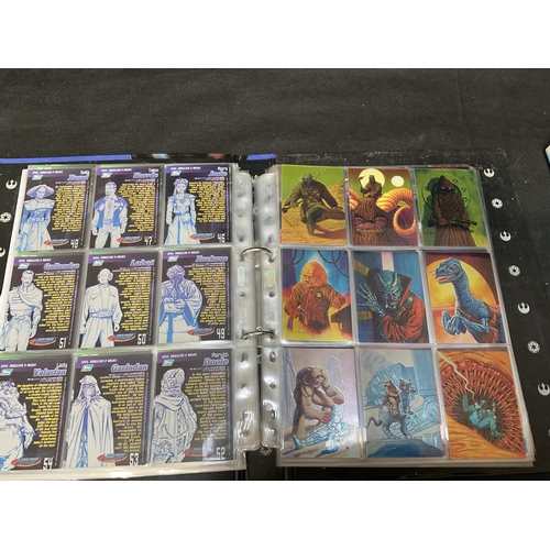 200 - 2 STAR WARS TRADING CARD FOLDERS