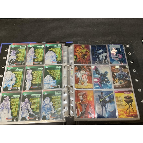 200 - 2 STAR WARS TRADING CARD FOLDERS