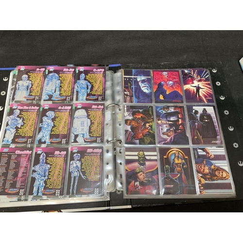 200 - 2 STAR WARS TRADING CARD FOLDERS