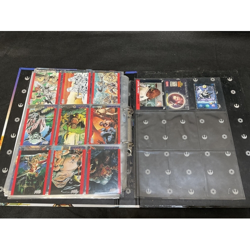 200 - 2 STAR WARS TRADING CARD FOLDERS