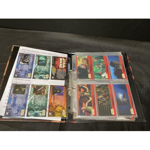 200 - 2 STAR WARS TRADING CARD FOLDERS