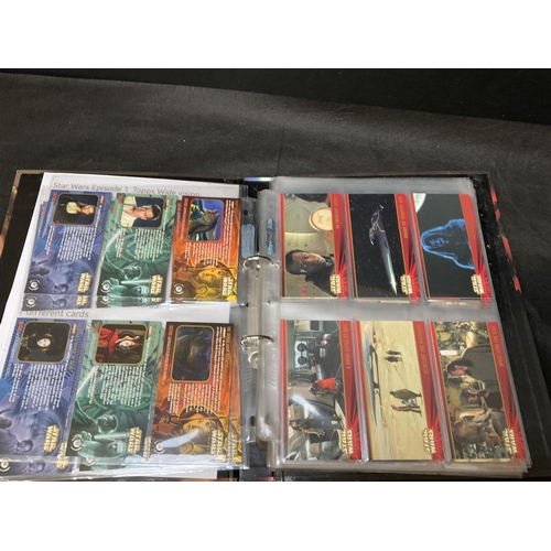 200 - 2 STAR WARS TRADING CARD FOLDERS