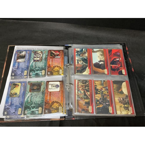 200 - 2 STAR WARS TRADING CARD FOLDERS