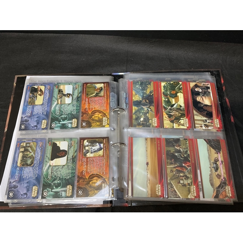 200 - 2 STAR WARS TRADING CARD FOLDERS