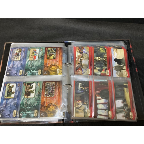 200 - 2 STAR WARS TRADING CARD FOLDERS