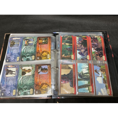 200 - 2 STAR WARS TRADING CARD FOLDERS