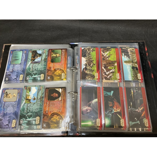 200 - 2 STAR WARS TRADING CARD FOLDERS