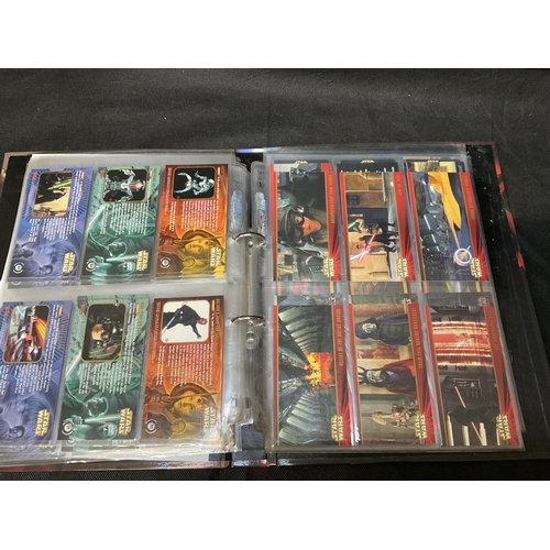 200 - 2 STAR WARS TRADING CARD FOLDERS