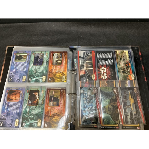 200 - 2 STAR WARS TRADING CARD FOLDERS