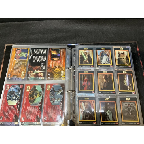 200 - 2 STAR WARS TRADING CARD FOLDERS