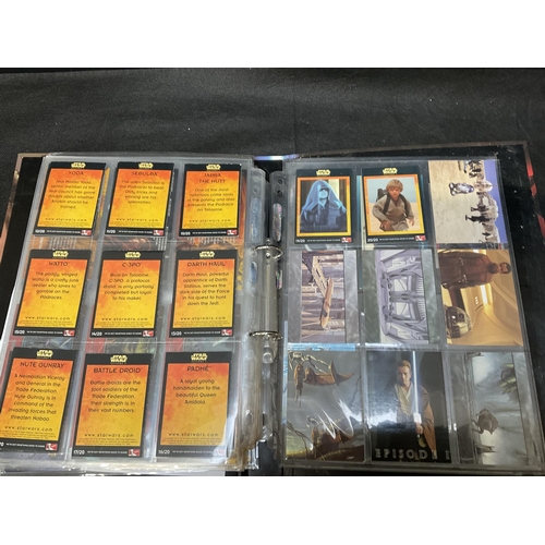 200 - 2 STAR WARS TRADING CARD FOLDERS