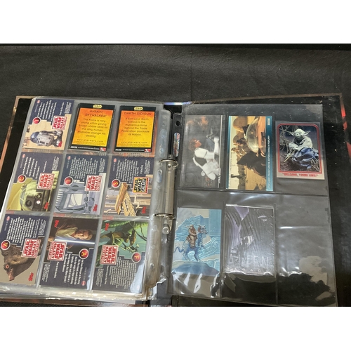 200 - 2 STAR WARS TRADING CARD FOLDERS