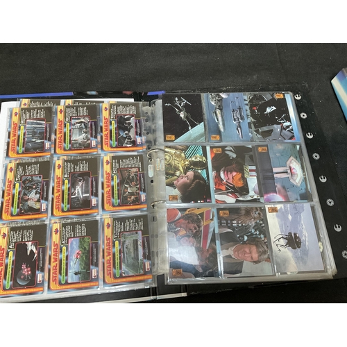 200 - 2 STAR WARS TRADING CARD FOLDERS