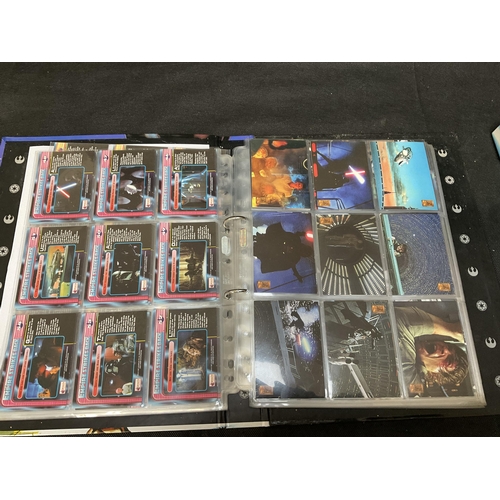 200 - 2 STAR WARS TRADING CARD FOLDERS