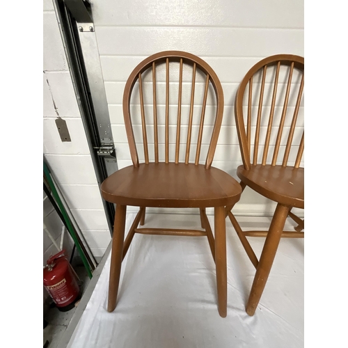 255 - 4 MODERN KITCHEN CHAIRS