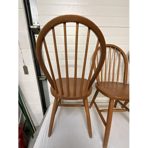 255 - 4 MODERN KITCHEN CHAIRS