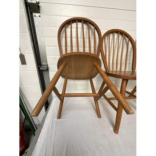 255 - 4 MODERN KITCHEN CHAIRS