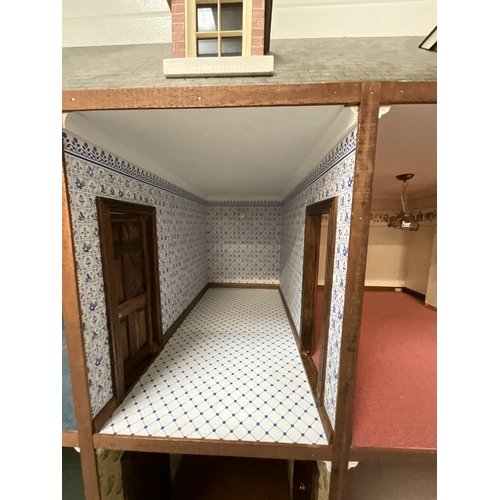 309 - LARGE DOLLS HOUSE - NO CONTENTS H43