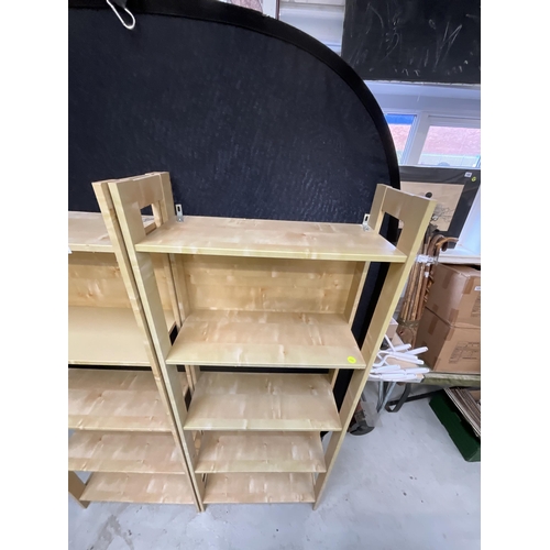 326 - 2 SETS OF IKEA SHELVES H65