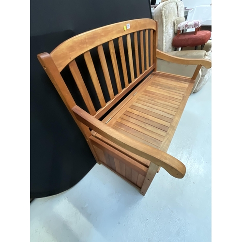 335 - MODERN GARDEN BENCH WITH STORAGE
Total Height 35