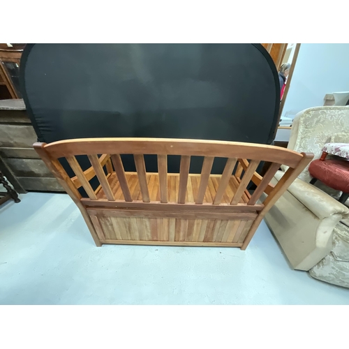 335 - MODERN GARDEN BENCH WITH STORAGE
Total Height 35