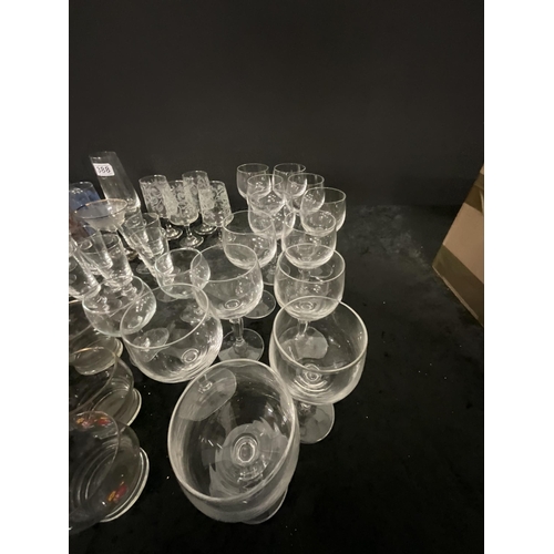 388 - 2 BOXES OF GLASSWARE