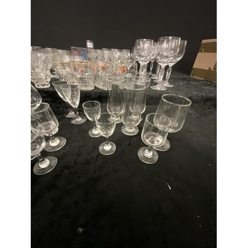 388 - 2 BOXES OF GLASSWARE