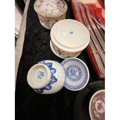 392 - 2 BOXES OF CHINA TO INCLUDE TEA SETS ETC