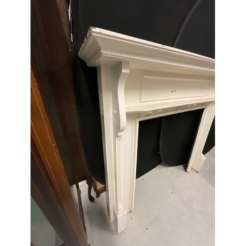 370 - PAINTED OAK FIRE SURROUND H52