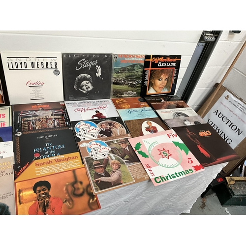 11 - LARGE QTY OF LP RECORDS TO INCLUDE ELLA FITZGERALD, THE SHADOWS, COMMODORES, DORIS DAY ETC