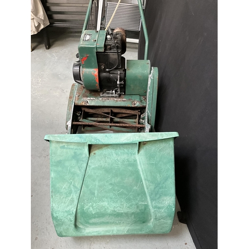 21 - VINTAGE PETROL LAWNMOWER QUALCAST SUFFOLK PUNCH 30