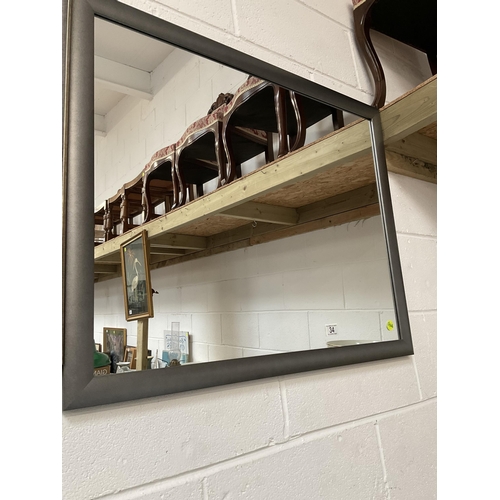 34 - MODERN FRAMED WALL MIRROR 27